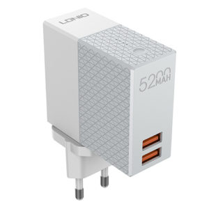 LDNIO PA606 - 5200MAH 2.1A Power Bank & Travel Charger