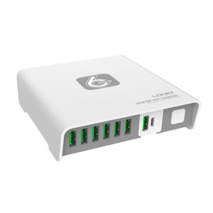 LDNIO A6802 - 6 USB Port Charger with 2600mAh Emergency Power Bank
