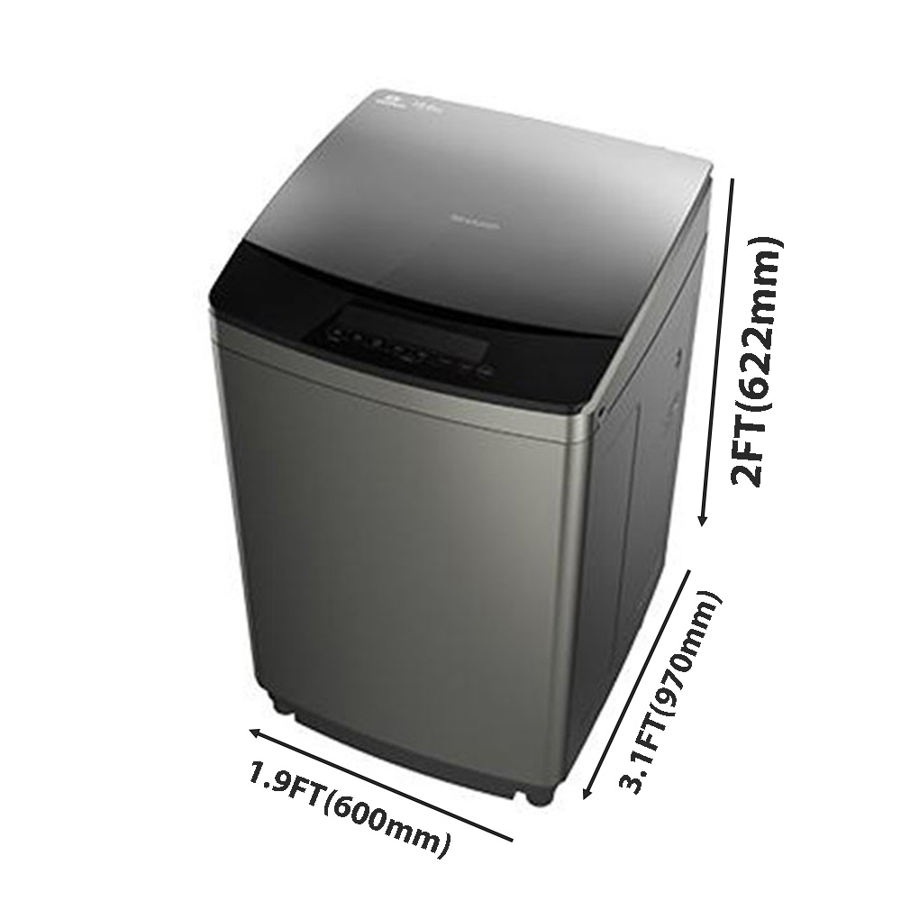 Sharp 10KG Top Load DD Inverter Washing Machine - ESY1019 - INVERTER - Image 2