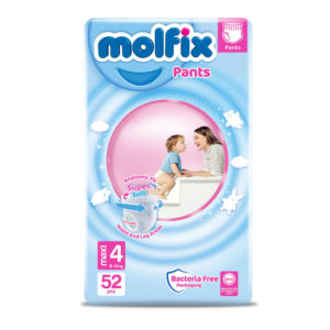 Molfix Diaper Pants - No.4 Maxi 9-14 kg (52pcs)