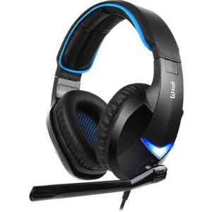 SADES SA-914 Wand Gaming Headset Blue - USB PC gaming Headset Virtual 7.1- LED Lighting