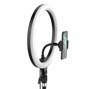 Baseus Live Stream Holder-floor Stand (12-inch Light Ring)Black - CRZB12-B01 (stand not included)