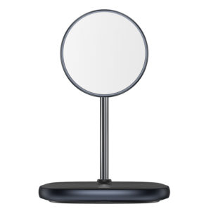 Baseus Swan Magnetic Desktop Bracket Wireless Charger Black - WXSW-01