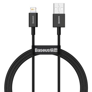 Baseus Superior Series Fast Charging Data Cable USB to iP 2.4A 1m Black - CALYS-A01