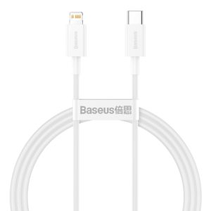 Baseus Superior Series Fast Charging Data Cable Type-C to iP PD 20W 1m White - CATLYS-A02