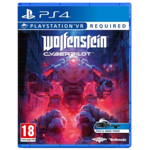 Wolfenstein: Cyberpilot VR game box art for PlayStation 4
