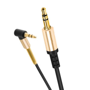 Hoco UPA02 aux audio cable with gold-plated connectors for high-quality sound transmission