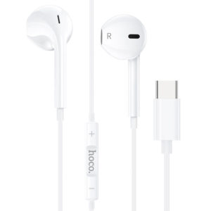 Hoco M80 Type-C wired earphones with microphone and 1.2m cable