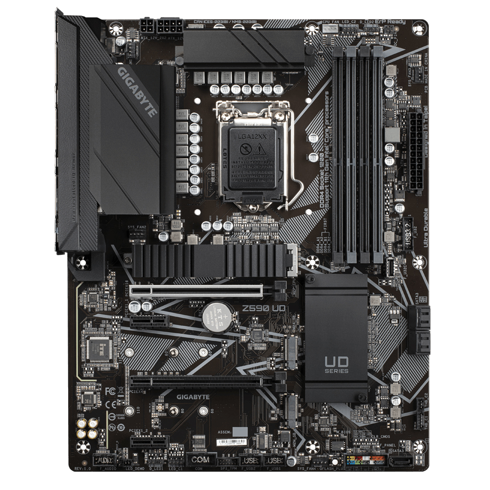 GIGABYTE Z590 UD WIFI FCLGA 1200 ATX MOTHERBOARD FOR Intel? Core? PROCESSORS - Image 2