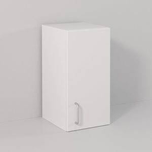 Wall Cabinet 1 Door WC-1-300 Lacquer white high-gloss kitchen storage unit
