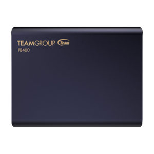 Teamgroup 960GB portable SSD in blue with USB 3.2 cable