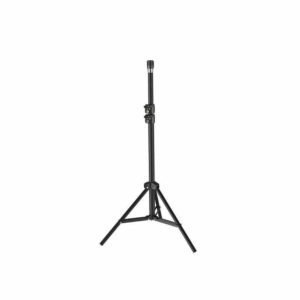 Black Baseus live stream floor stand with adjustable lifting tripod for content creators