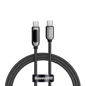 Baseus 100W Type-C fast charging data cable in black