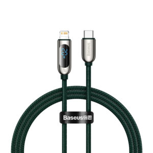Baseus 1M Type-C to iP fast charging cable with digital display screen