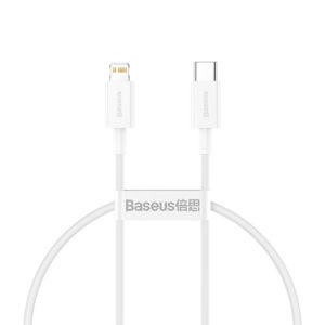 Baseus Superior Series Type-C to iP fast charging cable in white