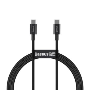 Baseus Superior Series 100W Type-C to Type-C fast charging cable in black