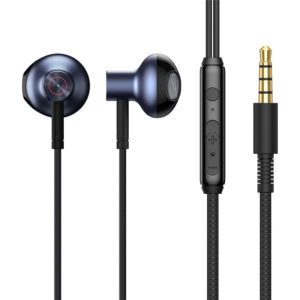 Baseus wired earphones with 3.5mm connector in a sleek design