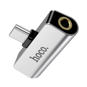 Hoco Type-C 2-in-1 audio converter adapter for charging and listening