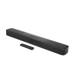 JBL Bar 5.0 Multibeam soundbar in black viewed from the front