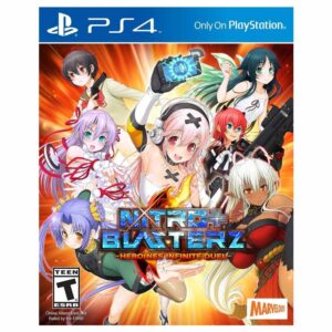A high-quality image of the Nitro Blasterz game case for PlayStation 4.