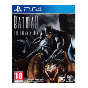 PlayStation 4 game case for Batman The Telltale Series The Enemy Within featuring Batman and The Joker.