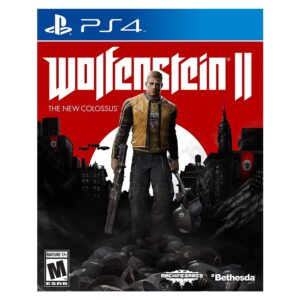 Physical game case for Wolfenstein 2 The New Colossus on PlayStation 4