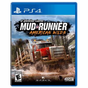 MudRunner PS4 game case art featuring an off-road truck in mud