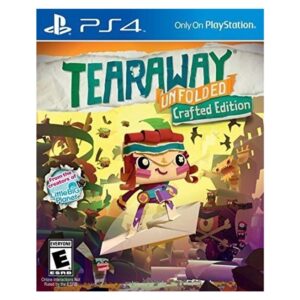 Tearaway Unfolded Messenger Edition game box art for PlayStation 4