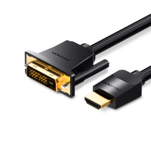 Vention 1.5M HDMI to DVI cable in black color