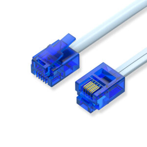 Vention 1.5M flat telephone cable VAH-A01-S150 white connector view