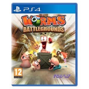 Worms Battlegrounds game cover art for PlayStation 4