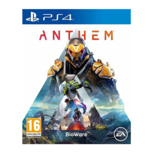 Physical game case for Anthem on PlayStation 4