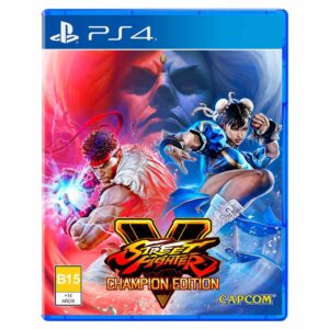Street Fighter V Champion Edition game case for PlayStation 4