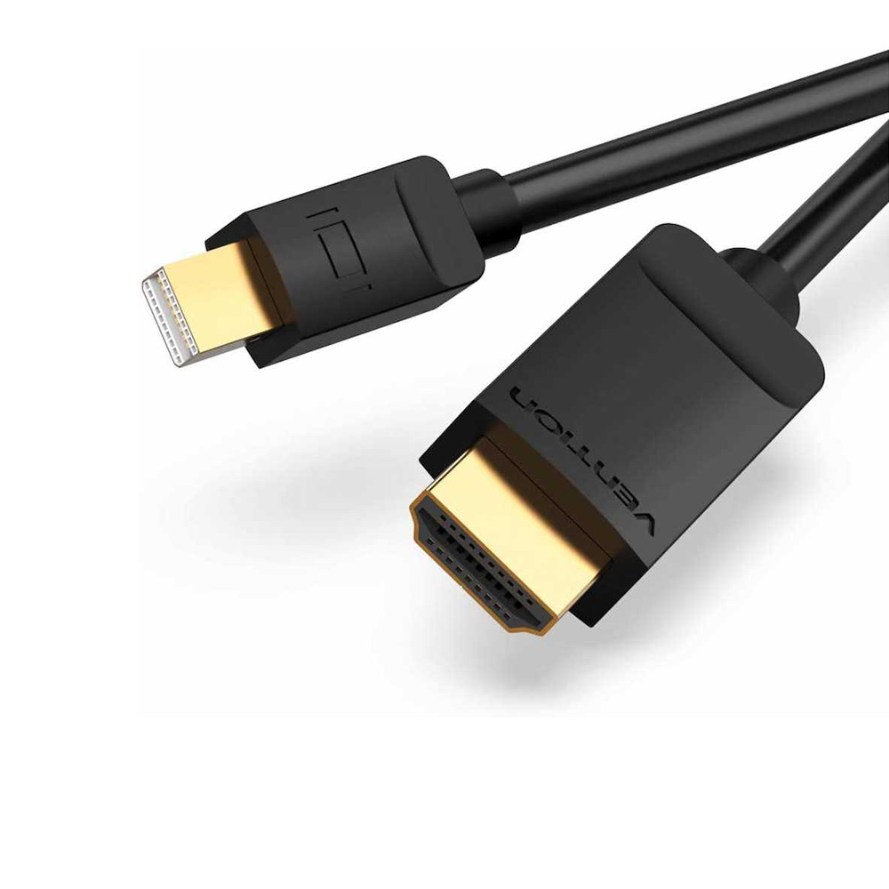Vention 1.5M Mini DP To HDMI Cable Black - HABBG - Image 3