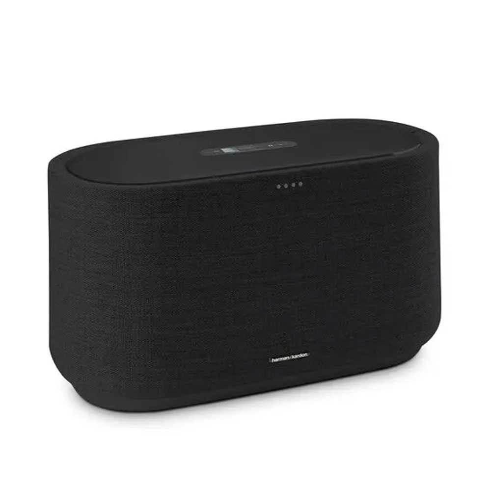 Harman Kardon Citation 500 smart speaker in black finish viewed from the front