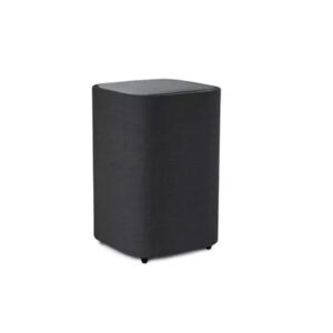 Harman Kardon Citation Sub S wireless subwoofer in black viewed from the front