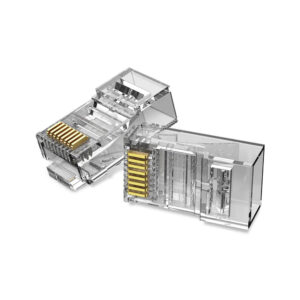 Vention Cat.6 RJ45 modular plug transparent connectors in a 50pcs pack