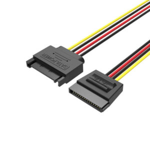 Vention 0.3M SATA power extension cable in black