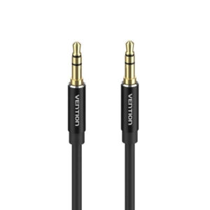 Vention 3.5mm male to male audio cable in black aluminum alloy design