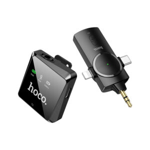 Hoco S31 Stream wireless microphone with three-in-one receiver for professional audio recording