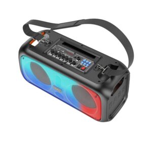 Hoco BS54 wireless speaker with dual microphones for outdoor parties