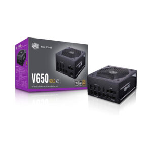 Cooler Master Gold V650 V2 650W power supply unit in black