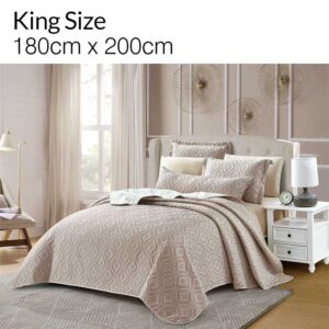 Botanic Mist Bedding Set (King) luxurious fabric - MJ64 7 Pcs Set