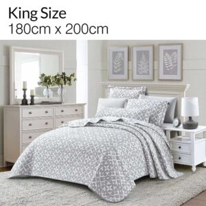 Botanic Mist Bedding Set (King) luxurious fabric - MJ75 7 Pcs Set