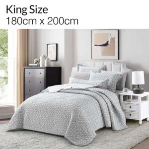 Botanic Mist Bedding Set (King) luxurious fabric - MJ92 7 Pcs Set
