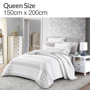 Botanic Mist Bedding Set (Queen) luxurious fabric - MJ32 7 Pcs Set