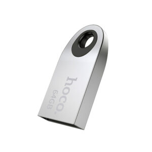 Hoco UD9 64GB USB car drive plugged into a car dashboard port