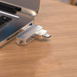 Hoco UD10 64GB Wise Type-C USB flash drive silver metallic design