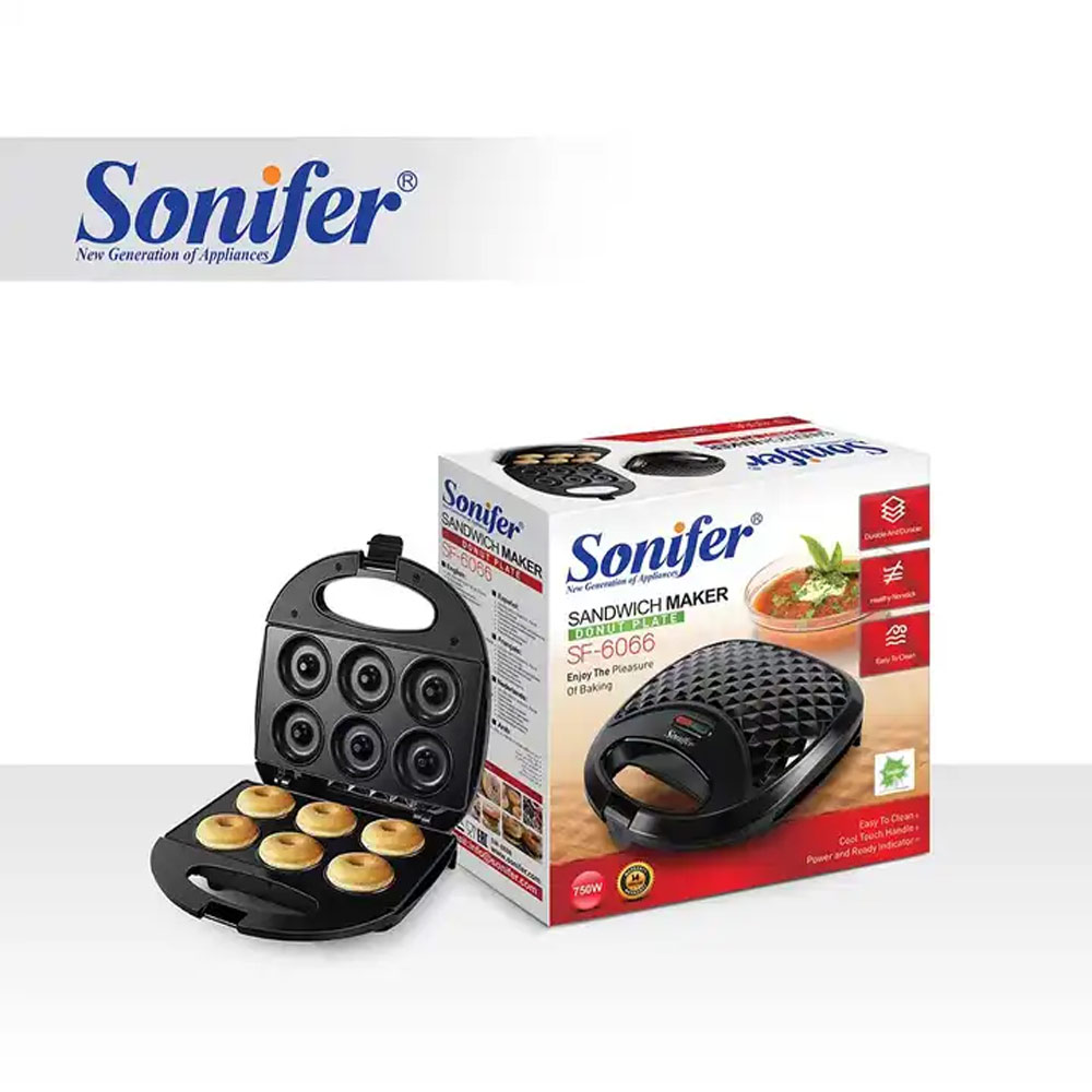 Sonifer Sandwich Maker Donut Plate SF-6066 - Image 6