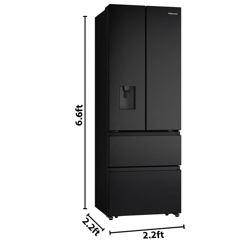 Hisense 485L Refrigerator Black- RF632N4WFE - Image 5